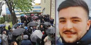 Fatih Aydın’a veda edildi, gözyaşları sel oldu.