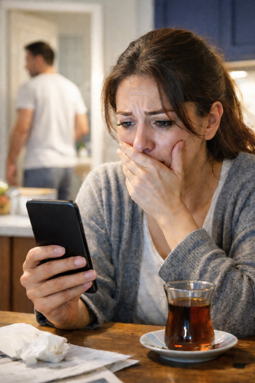 Eşim beni ve ailemizi terk etti