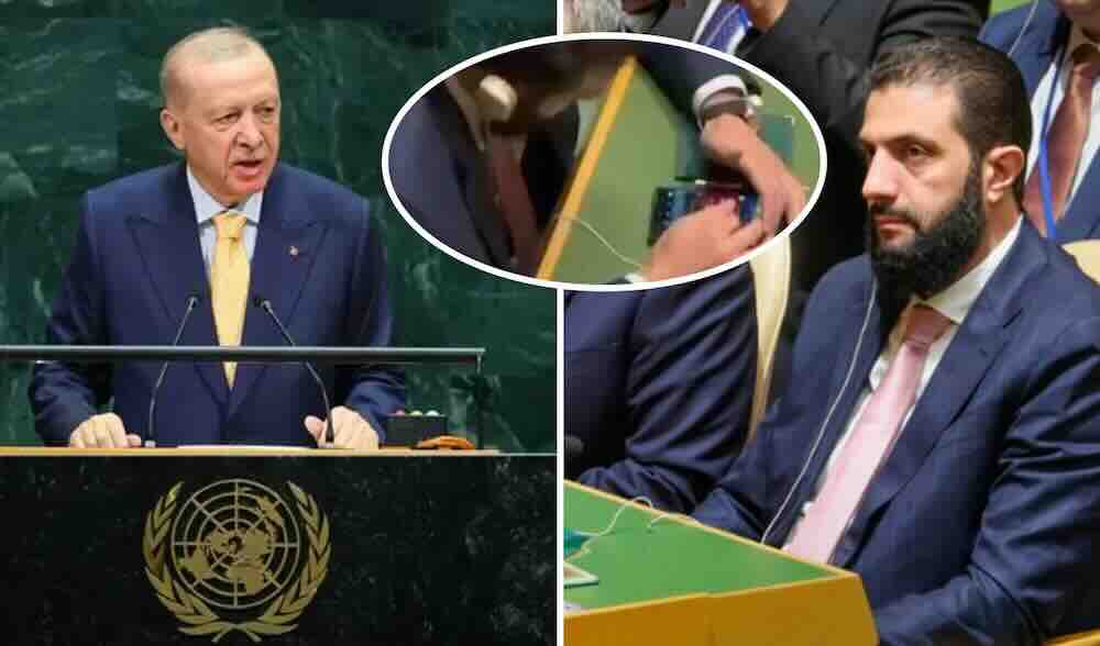 Erdoğan Konuşmasını Sürdürürken Şara’nın Hareketi Dikkat Çekti!